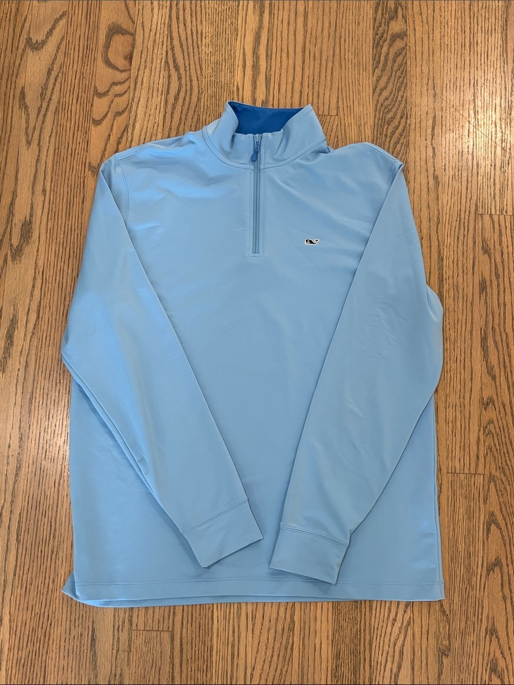 Vineyard Vines Light Blue Quarter-Zip Pullover